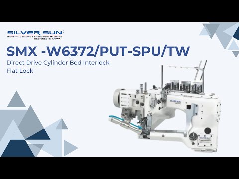 Mastering SilverSun SMX W6372 Direct Drive Cylinder Bed Interlock-Flat Lock | SMX India