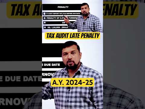 Tax Audit Late Penalty #penalty #latefees #audit #tax #incometaxreturn #itr