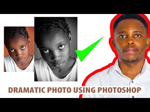 How to get Dramatic look using photoshop