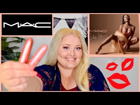 NICKI MINAJ x MAC LIPSTICKS! Lip swatches & review! 2017