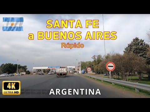 Santa fe a Buenos Aires Argentina - Rápido  - viaje 88