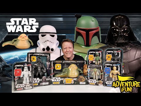 7 Stretch Star Wars Toy Action Goo Figures Toy Review AdventureFun!