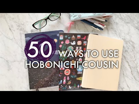 50 WAYS TO USE Hobonichi Cousin planner.