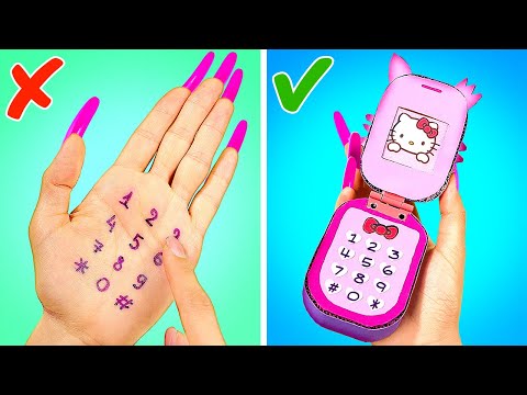 DIY DOLL Phone!📱Amazing Doll Gadgets & Fun Crafts You Need to Try by Imagine PlayWorld