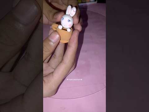 Cute bunny ☺️🐰#diy #clayart #viralshort