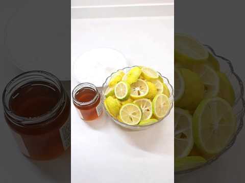 Lemon syrup #Yuzu syrup #Yuzu juice #Drink recipe #Shorts