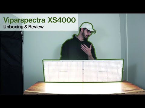 Viparspectra XS4000 LED Grow Light Unboxing & Review