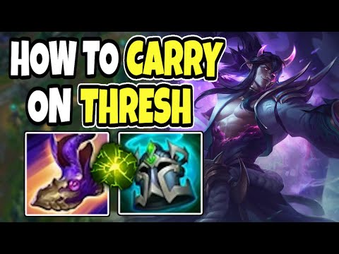 Challenger Thresh shows you how to CARRY in the new split - Thresh support - 14.10 League of Legends