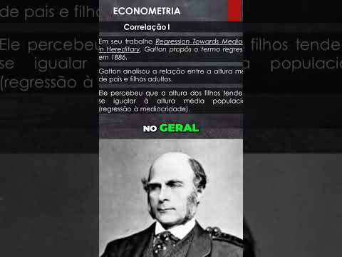 A Regressão: O Estudo de Francis Galton #Econometria #Estatística