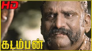 Arya comes to know the truth  | Kadamban Scenes | Arya & his people thrashes the vehicles