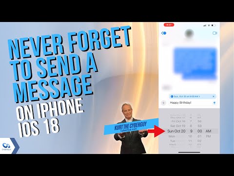 Never forget to send a text message again with iOS 18's new send later feature | Kurt the CyberGuy