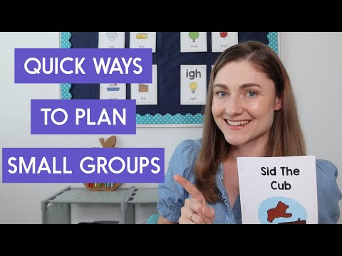 Plan Your Small Groups in Less Than 5 Minutes!