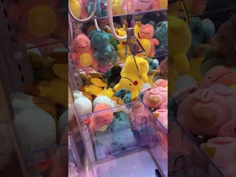 Pokémon Claw Machine WINS! Cutest Arcade 😍 #pokemon #clawmachines #arcade