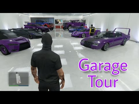 My GTA 5 Online Garage Tour!!