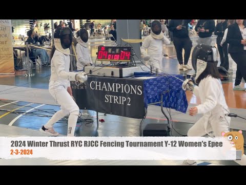 2024 Winter Thrust RYC RJCC Fencing Tournament Y-12 Women's Epee