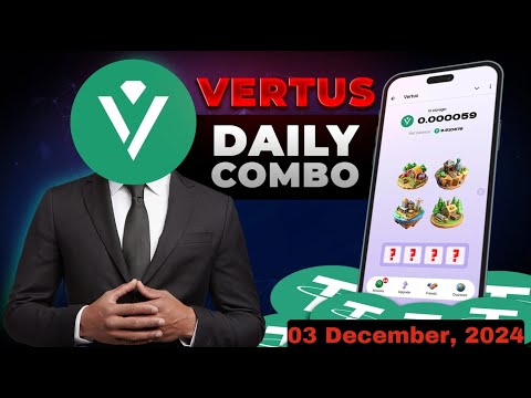 VERTUS Daily Combo Cards 03 Dec, 2024 || How To Play and Today's Images Codes Revealed.