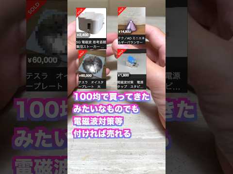 メルカリで｢電磁波対策｣と付ければ何でも売れてしまう説