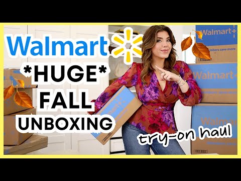 *HUGE* WALMART FALL HAUL 2024 🍂 New Arrivals Unboxing Haul 25+ AMAZING fashion finds!! #walmarthaul