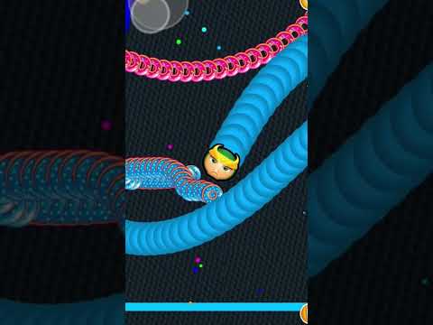 Worms zone io !! Cacing besar superhero Loki || slither snake