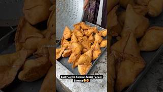 Lucknow ka Famous Malai Paneer Samosa😳🥵|| Indian Street Food