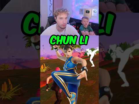 KID LIKES CHUN LI TOO MUCH.. (fortnite)