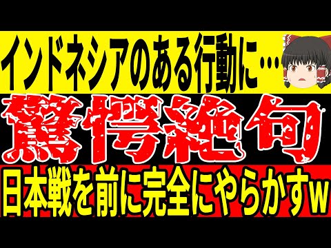 【サッカー日本代表】11月の最終予選を前にインドネシアが大量帰化選手招集以上にヤバい行動に！？そしてサウジアラビアでも監督退任によって嬉しい事態発生？【ゆっくりサッカー】