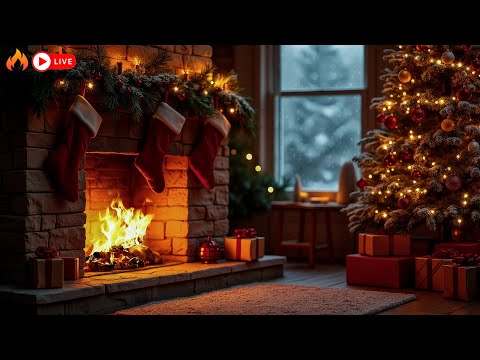 Fireplace Music 🔥Relaxing Piano Fireplace Music to Reduce Stress and Calm Your Mind