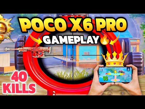 Poco x6 pro🔥 rush gameplay 40 kills🔥 power of 90 fps