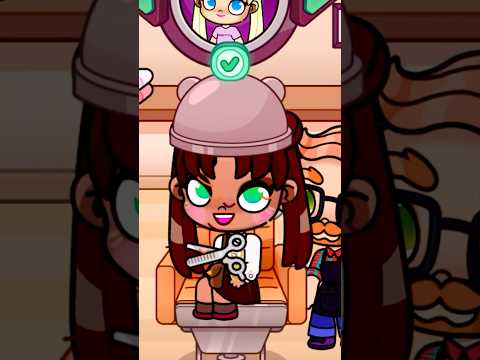 ASMR Hairdresser and coffee ☕️ #avatarworld #pazu #tocaboca