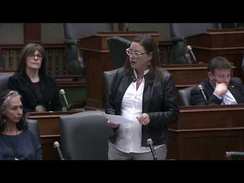 MPP Fife speaking in support of community newspapers