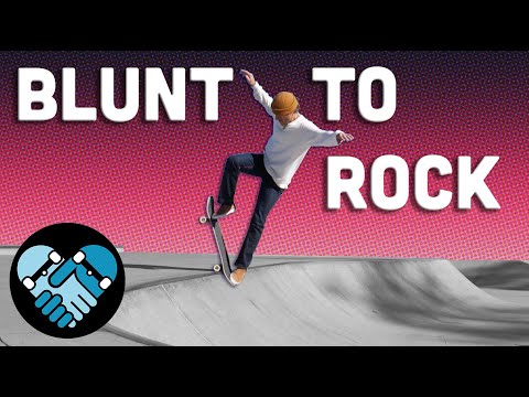 How To Blunt Rock To Fakie!  Part 3, Learning How to Blunt stall, Lock in pop out rhythm