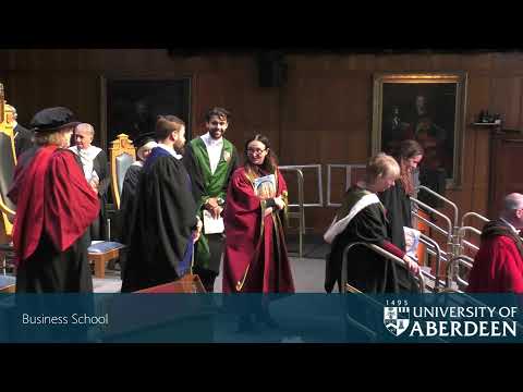 University of Aberdeen Graduations - November 2024 - Wednesday 27th, 1.30pm