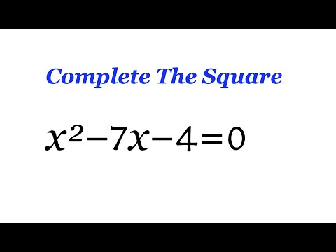 Solving Quadratic Equation By Completing The Square | Algebra