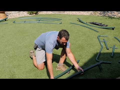 DoubleBounce 14' Trampoline- Assembly, Part 1: Frame