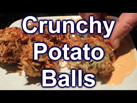 How to make Crispy Fried Potato Balls ~ Easy and Yummy!