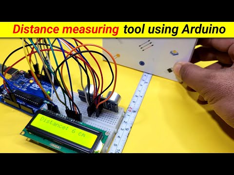 How to make a Distance Measuring tool using Arduino || ETR Arduino Starter Kit || Etech Robot