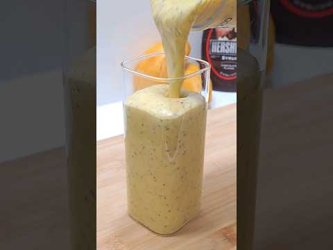 4 Ingredients Healthy Mango Smoothie 🥭 #shorts #healthyrecipes