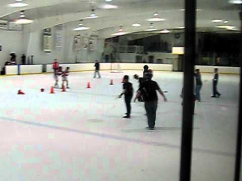 SVSU Dodgeball vs SVSU Womens Rugby on ice - Intermission game 2011