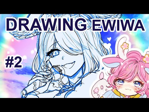 [DRAWING]  Let's Draw Ewiwa Pendowa from Niji EN while she takes a break!