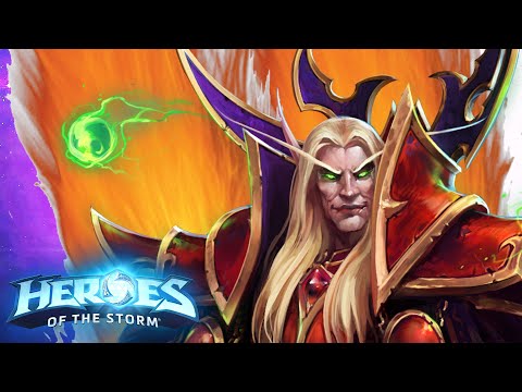 Kael'thas Flamestrikes For Big Damage! | Heroes of the Storm (Hots) Kael'Thas Gameplay