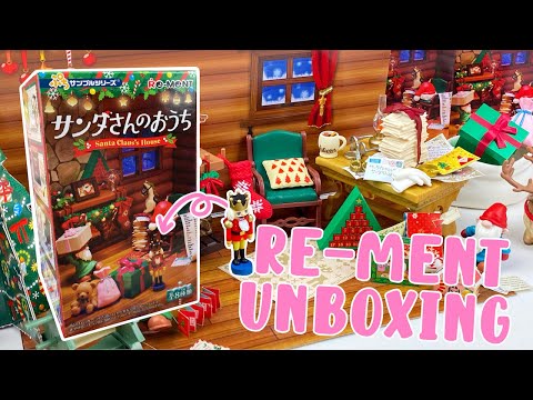 Let's Open 8 Santa Claus' House Re-ment Blind Boxes from KikaGoods! DIY MINIATURES AND PAPER CRAFTS!