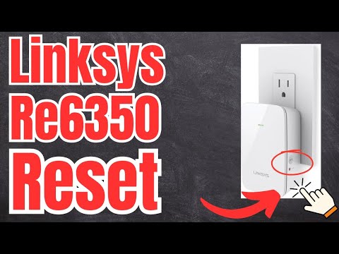 How to reset linksys re6350 WiFi Extender to factory default settings | Devicessetup