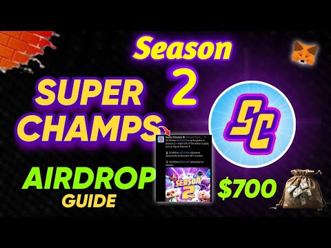 Super Champs Play to Airdrop Season 2 Free to join This Project || Vansh Crypto