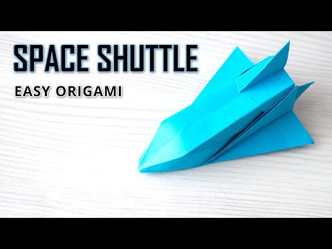 Building a Paper SPACE SHUTTLE - a challenging and satisfying DIY project