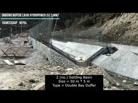 Ongoing construction of Nupche Likhu Headworks | Nupche Likhu Hydropower (57.5 MW) | Nupche & Likhu