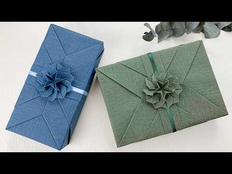 Gift Wrapping｜Gift Packing Ideas + Origami Star Flower（선물포장）