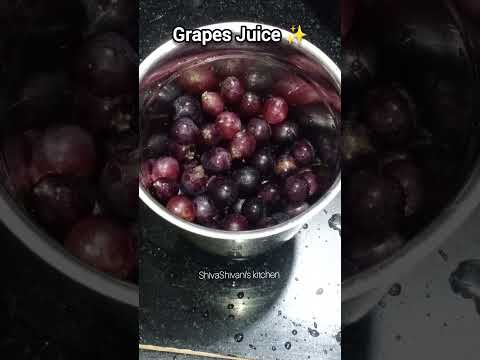 Grape Juice without sugar #healthydrink #grapejuicerecipe #subscribe