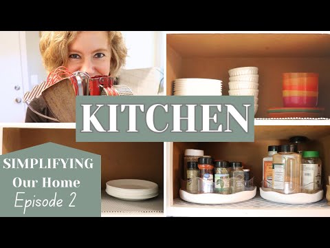 Kitchen DECLUTTER | SIMPLIFYING Our Home | Episode 2