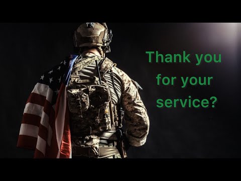 Is it time to retire “Thank you for your service.” Some alternatives to the phrase.