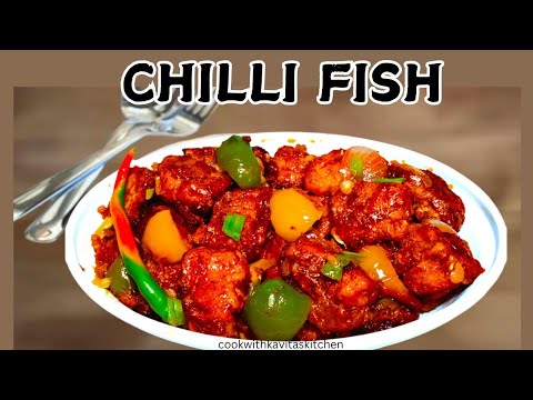 Easy Chilli Fish Recipe | How to make Restaurant style Fish Chilli | Fish Manchurian with fried Rice